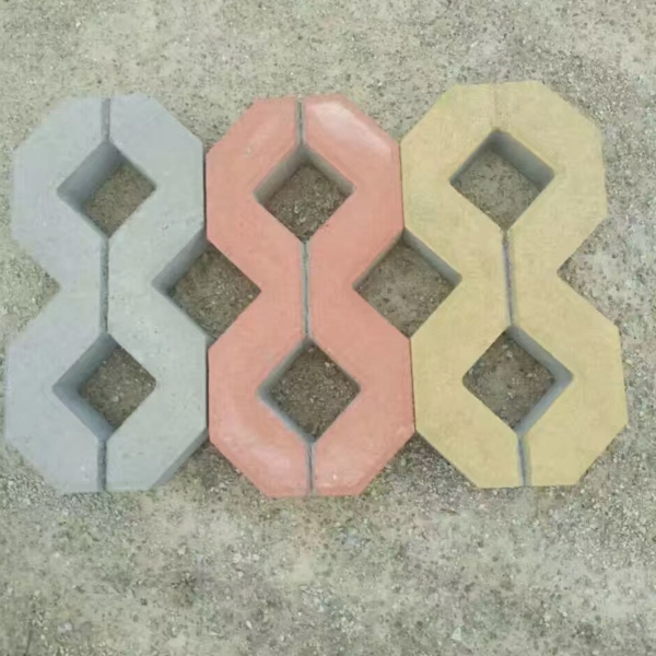 八字植草磚